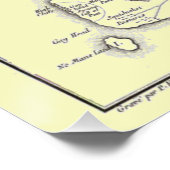 Martha's Vineyard Island 1784 Poster (Hoek)