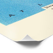 Martha's Vineyard Island Auto Map Poster (Hoek)