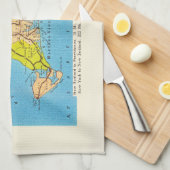 Martha's Vineyard Island Auto Map Theedoek (Quarter Fold)