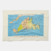 Martha's Vineyard Island Auto Map Theedoek (Horizontaal)