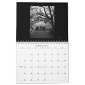 Martha's Vineyard Island Black & White Calendar Kalender (Mar 2027)