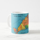 Martha's Vineyard Island Kaart Mok (Voorkant links)