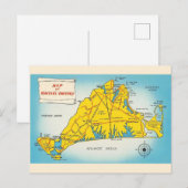 Martha's Vineyard Kaart  (Voorkant / Achterkant)