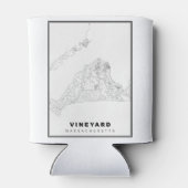 Martha's Vineyard-kaart Blikjeskoeler