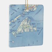Marthas Vineyard  kaart Keramisch Ornament (Rechts)
