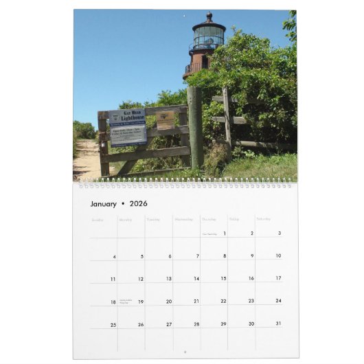 Martha's Vineyard Kalender (Jan 2026)