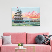 Martha's Vineyard Kleine Ingepakte Canvas Afdruk (Insitu (Woonkamer))