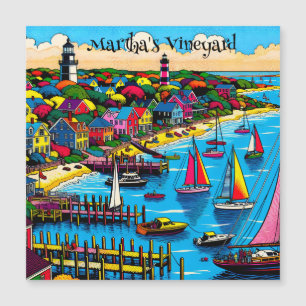 Martha's Vineyard   Kleurrijke Abstracte kunst