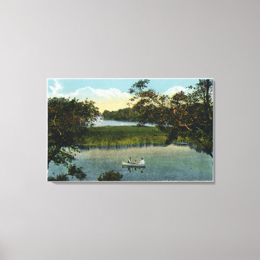 Martha's Vineyard, Lake Tashmoo Scene Canvas Afdruk (Voorkant)