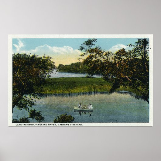 Martha's Vineyard, Lake Tashmoo Scene Poster (Voorkant)