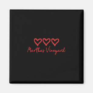 Marthas Vineyard Liefdeshart Loves Strand Vakantie Magneet
