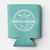 Martha's Vineyard MA douane-antikanker Blikjeskoeler (Achterkant)