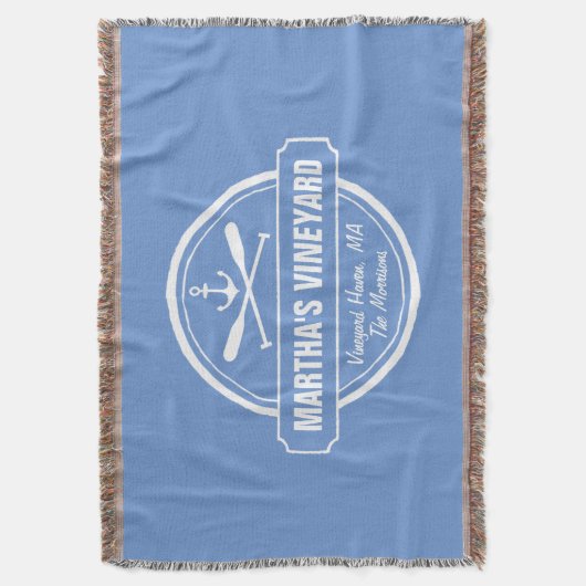 Martha's Vineyard MA douane-antikanker Deken (Voorkant Verticaal)