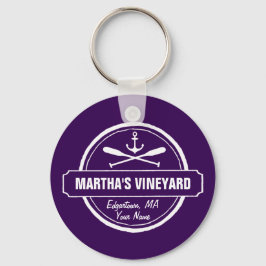 Martha's Vineyard MA douane-antikanker Sleutelhanger