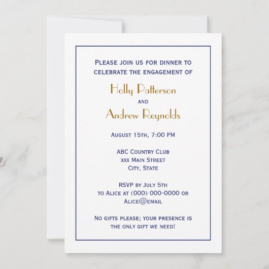 Martha's Vineyard Map #1 Navy Blue Kaart (Achterkant)