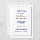 Martha's Vineyard  Map #1 Navy Blue Kaart (Achterkant)