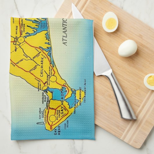 Martha's Vineyard Map  Theedoek (Quarter Fold)