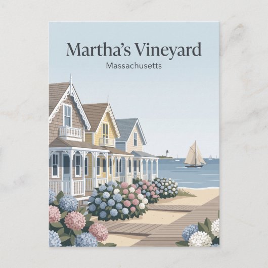 Martha's Vineyard, Massachusetts Briefkaart (Voorkant)