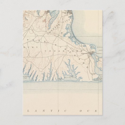 Martha's Vineyard, Massachusetts Briefkaart (Voorkant)