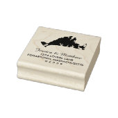 Marthas Vineyard Massachusetts Map Wedding Rubberstempel (Stempel)