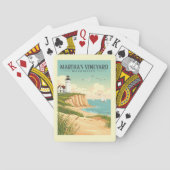  Martha's Vineyard Massachusetts Pokerkaarten (Achterkant)