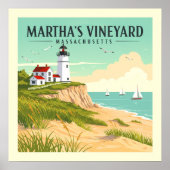  Martha's Vineyard Massachusetts Poster (Voorkant)