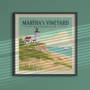  Martha's Vineyard Massachusetts Poster