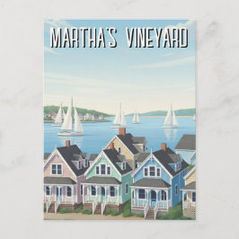 Martha's Vineyard Massachusetts Reizen Briefkaart