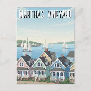 Martha's Vineyard Massachusetts Reizen Briefkaart