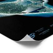 Marthas Vineyard Massachusetts satelliet-poster Poster (Hoek)