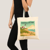 Martha's Vineyard Massachusetts Tote Bag (Voorkant (product))