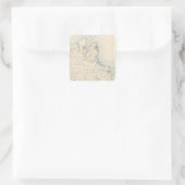 Martha's Vineyard, Massachusetts Vierkante Sticker (Tas)