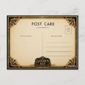 Martha's Vineyard Massachusetts Vintage Art Deco Briefkaart (Achterkant)