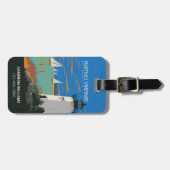 Martha's Vineyard, Massachusetts | Vuurtoren Bagagelabel (Voorkant horizontaal)