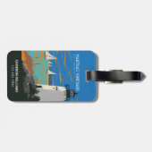 Martha's Vineyard, Massachusetts | Vuurtoren Bagagelabel (Achterkant horizontaal)