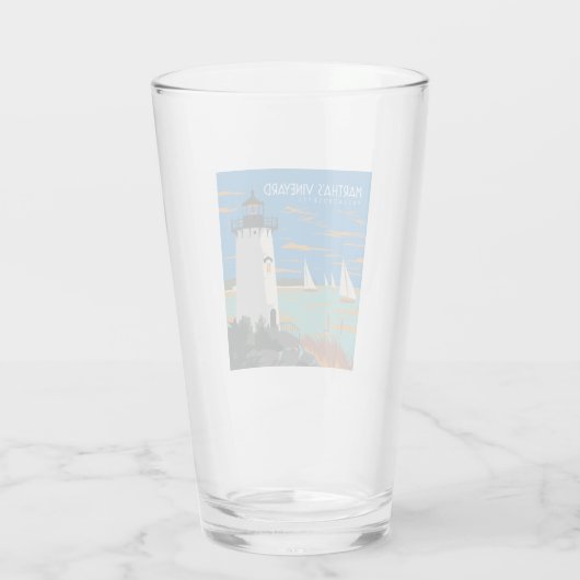 Martha's Vineyard, Massachusetts | Vuurtoren Glas (Achterkant)