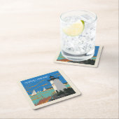 Martha's Vineyard, Massachusetts | Vuurtoren Kartonnen Onderzetters (Insitu)