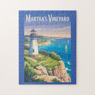 Martha's Vineyard Massachusetts Vuurtoren Reizen Legpuzzel