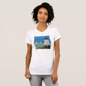 Martha's Vineyard, Massachusetts | Vuurtoren T-shirt (Voorkant volledig)