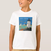 Martha's Vineyard, Massachusetts | Vuurtoren T-shirt (Voorkant)