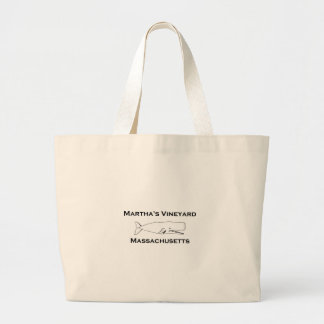Martha's Vineyard Massachusetts Whale Grote Tote Bag