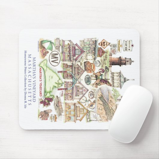 Martha's Vineyard Montage Mousepad Muismat (Met muis)