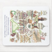 Martha's Vineyard Montage Mousepad Muismat (Voorkant)
