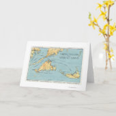 Martha's Vineyard & Nantucket Islands Kaart (Gele Bloem)