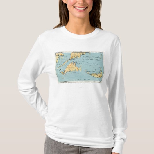 Martha's Vineyard & Nantucket Islands T-shirt (Voorkant)