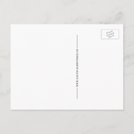 Martha's Vineyard Nautical Latitude Longitude Briefkaart (Achterkant)