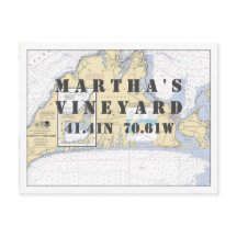 Martha's Vineyard Nautical Latitude Longitude