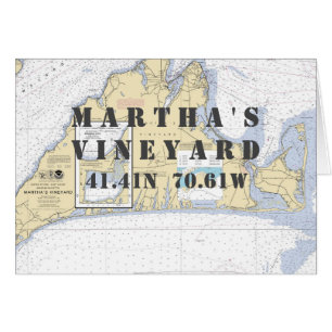 Martha's Vineyard Nautical Navigation Chart