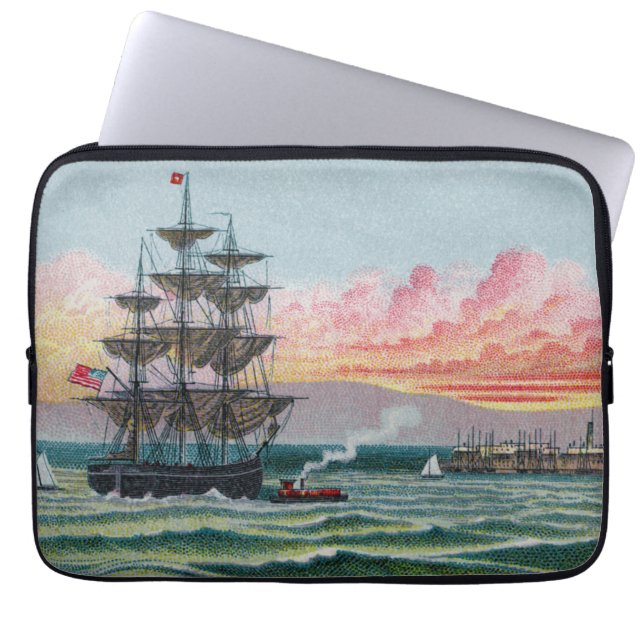 Martha's Vineyard Neopreen Laptophoes Laptop Sleeve (Voorkant)