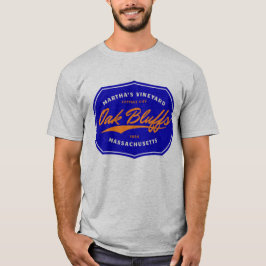 Martha's Vineyard - Oak Bluffs T-shirt in Blue/Ora